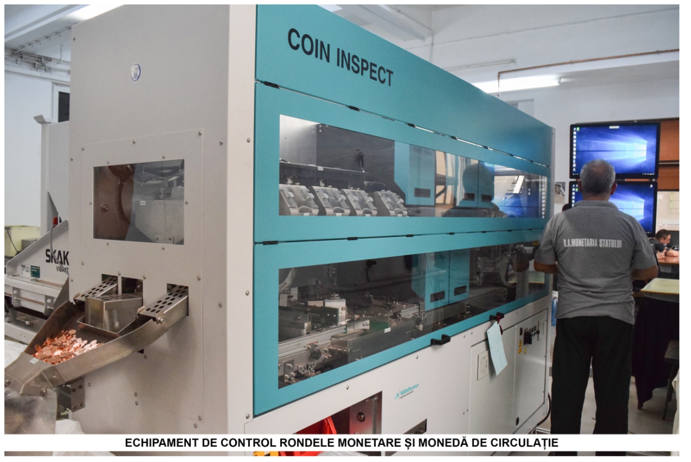 Achiziția și punerea în funcțiune a echipamentului de control rondele monetare și monedă de circulație – COIN INSPECT
