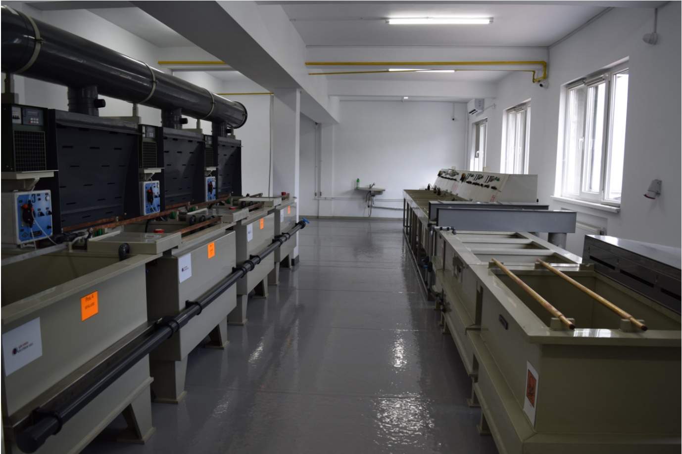 Achiziția echipamentelor necesare pentru implementarea procesului tehnologic de alamire și relocarea băilor de aurire și argintare existente